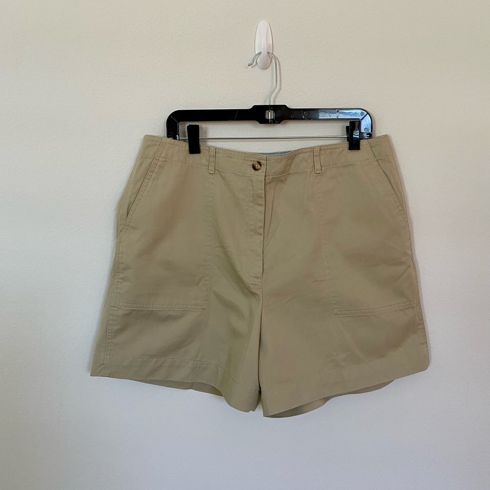 Talbots Tan Bermuda Shorts Casual Fit 16